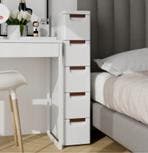 2dekans | Coast Badkamerkast Beige/Wit – 42 x 19 x 91 cm –, Huis en Inrichting, Ophalen of Verzenden, Zo goed als nieuw