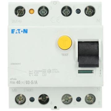 Eaton aardlekschakelaar 4P 40A 300mA SELECTIEF, Ophalen of Verzenden, Nieuw