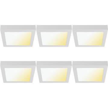 LED Downlight Opbouwspot 6 Stuks - Brinton Thin - 12W 1120lm, Kunststof, Nieuw, Overige fittingen, Ophalen of Verzenden
