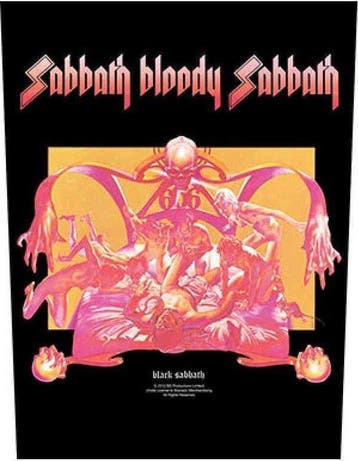 Black Sabbath Sabbath Bloody Sabbath Backpatch off. merch., Ophalen of Verzenden, Nieuw, Kleding