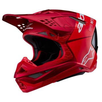 Alpinestars Supertech S-M10 Flood Helm Ece 22.06 Rood Fluo, XXL, Nieuw met kaartje, Overige merken, Heren