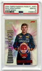 2024 Topps Max Verstappen Warp Speed - PSA 10 Graded card, Nieuw