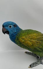 Figuur - Amazon Parrot - Koud geverfd brons