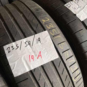 2 x Continental SportContact 5 235-50-19 Zomerbanden 4mm, 19 inch, Gebruikt, Ophalen of Verzenden, 235 mm