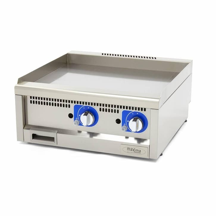 Horeca Grillplaat - Glad - Dubbel - 60 cm Diep - Gas, Zakelijke goederen, Horeca | Keukenapparatuur, Nieuw in verpakking, Fornuis, Frituur en Grillen