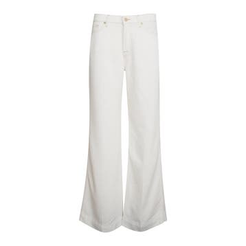 7 for all Mankind • witte Modern Dojo tailorless broek • 25, 7 for all mankind, Verzenden, Nieuw, Wit