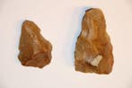 Paleolithisch Vuursteen Bifaces - 115 mm (Zonder