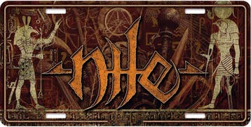 Nile Logo - USA Nummerplaat officiële merchandise, Ophalen of Verzenden, Nieuw, Poster, Artwork of Schilderij
