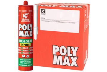 Griffon polymax fix seal express 12 stuks, 425 gr, wit, Verzenden, Nieuw