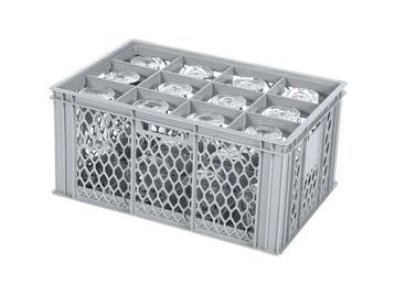 BASIC glazenkrat - 600 x 400 x H 280 mm voor 12 glazen -, Ophalen of Verzenden, Nieuw