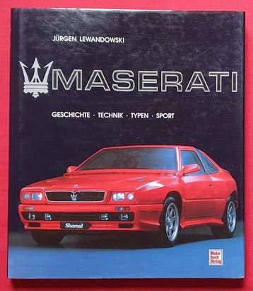 Maserati, Geschichte – Technik – Typen – Sport, auflage 1994, Algemeen, Verzenden, Jurgen Lewandowski, Zo goed als nieuw