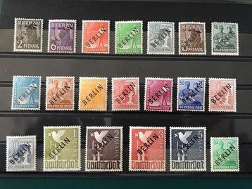 Berlijn 1949 - Zwartopdruk - MNH - Michel 1/20, Gestempeld
