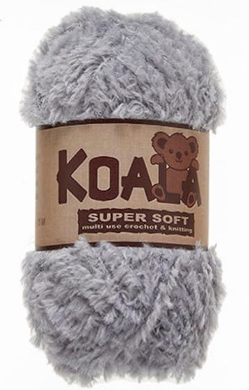 Lammy Yarns Koala - 38 Grijs - Knuffelzacht Fantasiegaren, Ophalen of Verzenden, Nieuw