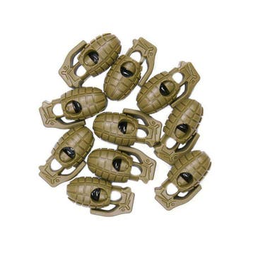 Tactical cord stopper handgranaat set 10 st., Verzenden, Nieuw