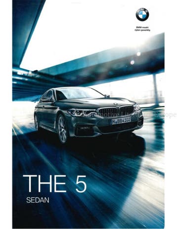 2019 BMW 5 SERIE SEDAN BROCHURE NEDERLANDS, Nieuw, BMW, Author