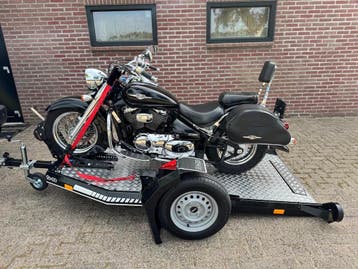 NIEUW Verlaagbare Opvouwbare Motortrailer 1/2 motoren, Ophalen, Nieuw