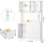 Keukenbuffetkast 180cm met LED, Lades en Stopcontact, Verzenden, Nieuw