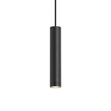 Design hanglamp zwart GU10 50mm IP44 - Tuba, Verzenden, Nieuw, Design