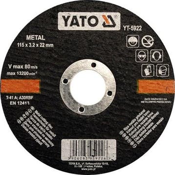 Doorslijpschijf Metaal 125 X 1,2 X 22 Mm, Verzenden, Nieuw