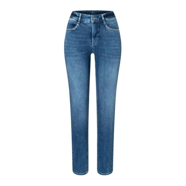 MAC • Angela glam jeans blauw • 36, Kleding | Dames, Spijkerbroeken en Jeans, Blauw, Nieuw, Verzenden