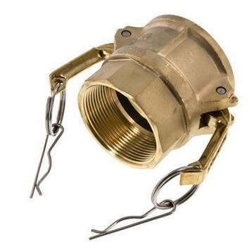 Camlock DN 50 (2) Koppeling MessingRp 2 met binnendraad, Verzenden, Nieuw