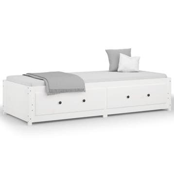 Gastenbed Wit - 80x200cm - 55% Korting - Retourdeal, Gebruikt, Eenpersoons, Wit, Ophalen of Verzenden