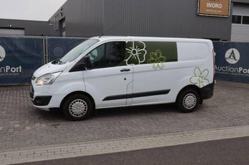 Veiling: Bestelwagen Ford Transit Custom Diesel 101pk 2012 (, Gebruikt, Wit, Ford, Handgeschakeld