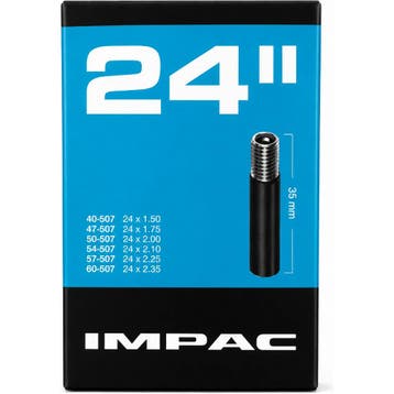 Impac Binnenband 24x1.5-2.35 - Auto/Schrader Ventiel 35mm..., Ophalen of Verzenden, Nieuw, Band