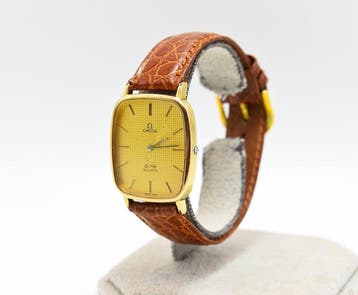 Omega - De Ville - Zonder minimumprijs - Quartz Waffle Dial, Nieuw