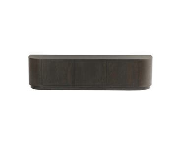 Tv meubel Novero eiken 180 cm - Espresso bruin, Ophalen of Verzenden, Nieuw
