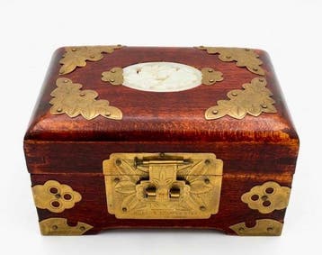 Vintage - Sieradendoos - Palissander - Midden 20e