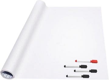 Whiteboardfolie, plakfolie whiteboard 137cm breed, Nieuw