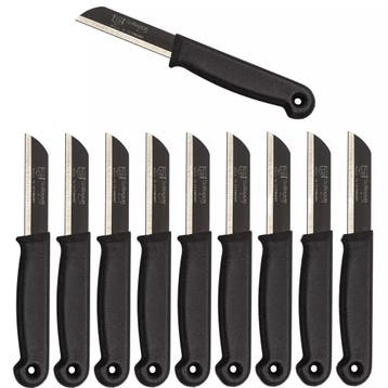 Solingen Schilmesje – RVS Glad – 16 cm met Blade Cover, Ophalen of Verzenden, Nieuw, Rvs of Chroom