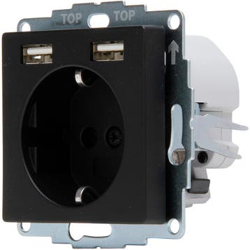 KOPP - Wandcontactdoos - Athenis HK07 - Inbouw - 1-voudig, Ophalen of Verzenden, Nieuw, Overige typen, Led