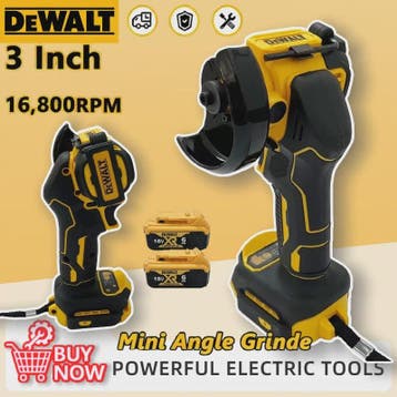 DEWALT 3-Inch Accu Haakse Slijper - Krachtige Snoerloze Meta, Verzenden, Nieuw