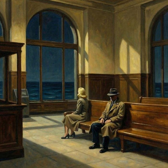 Le Yack - Platform 4 - Hand signed, Antiek en Kunst, Kunst | Designobjecten