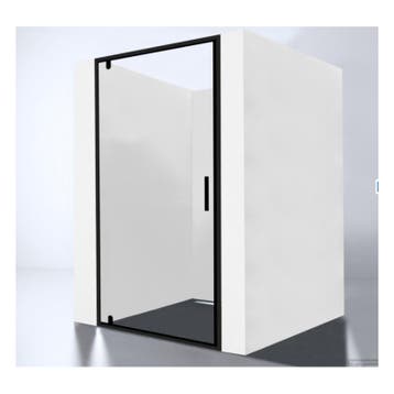 Zwarte Nis Douchedeur Rozanno 100X200 Nano Glass 8MM, Ophalen of Verzenden, Nieuw