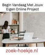 Begin vandaag met jouw eigen online project, Vacatures, Starter, Overige vormen, Overige niveaus, Geschikt als bijbaan