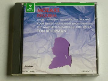 Mozart - Requiem / Ton Koopman, Cd's en Dvd's, Cd's | Klassiek, Ophalen of Verzenden, Zo goed als nieuw
