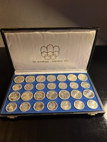 Canada. Elizabeth II. 5 Dollars / 10 Dollars 1976 Olympic