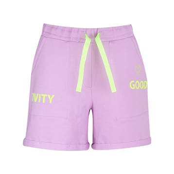 Frogbox • lila sweat shorts • 36, Kleding | Dames, Broeken en Pantalons, Princess goes Hollywood, Verzenden, Paars, Nieuw