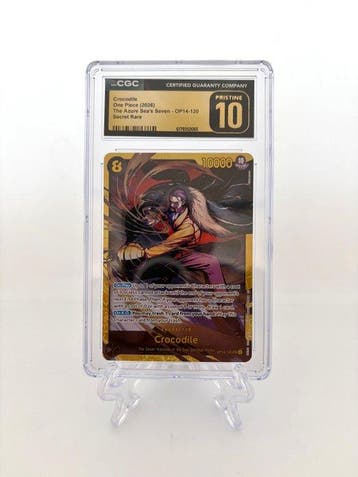 One Piece - 1 Graded card - One Piece - Crocodile- The Azure, Nieuw
