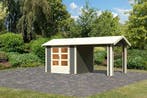 Tuinhuis Theres 3 met Overkapping Terragrijs 484 x 240 cm, Nieuw