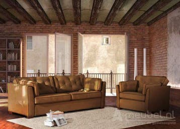 Bankstel Dordrecht - rechte banken - Cognac, Nieuw, Stof