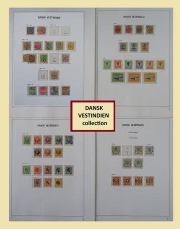 Deens-West-Indië 1866/1916 - Pracht collectie op DAVO, Gestempeld