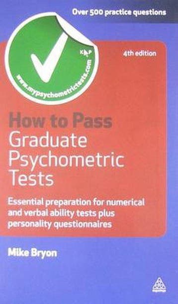 How to Pass Graduate Psychometric Tests - Mike Bryon, Verzenden, Gelezen, Mike Bryon