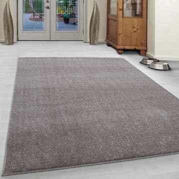 Laagpolig Vloerkleed | Ata | Uni | Beige | 160x230 cm, Verzenden, Nieuw