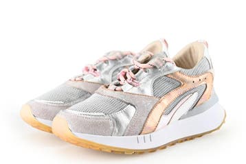 Shoesme Sneakers Meisjes in maat 34 Zilver, Verzenden, Jongen of Meisje, Schoenen, Zo goed als nieuw