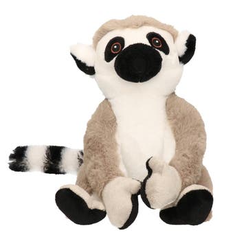 Ringstaart Maki aapje - pluche - 23 cm - knuffel, Verzenden, Nieuw