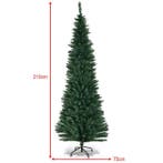 2dekans | Coast Slim Kunstkerstboom Groen – 76 x 213 cm –, Ophalen of Verzenden, Zo goed als nieuw